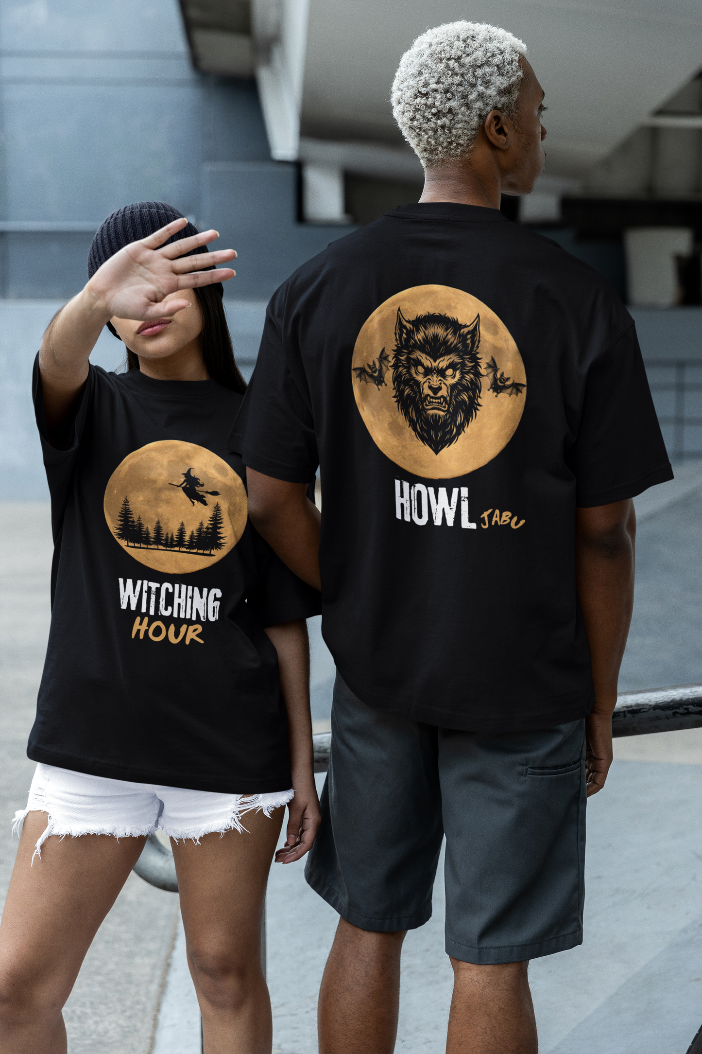 ✅ AU/NZ/Comfort Colours 1717, Witching Hour Unisex Garment-Dyed T-Shirt – Spooky Moonlight Vibes for Halloween Lovers, HOWL!