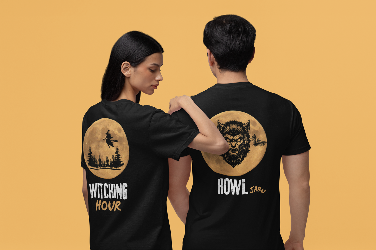 ✅ AU/NZ/Comfort Colours 1717, Witching Hour Unisex Garment-Dyed T-Shirt – Spooky Moonlight Vibes for Halloween Lovers, HOWL!