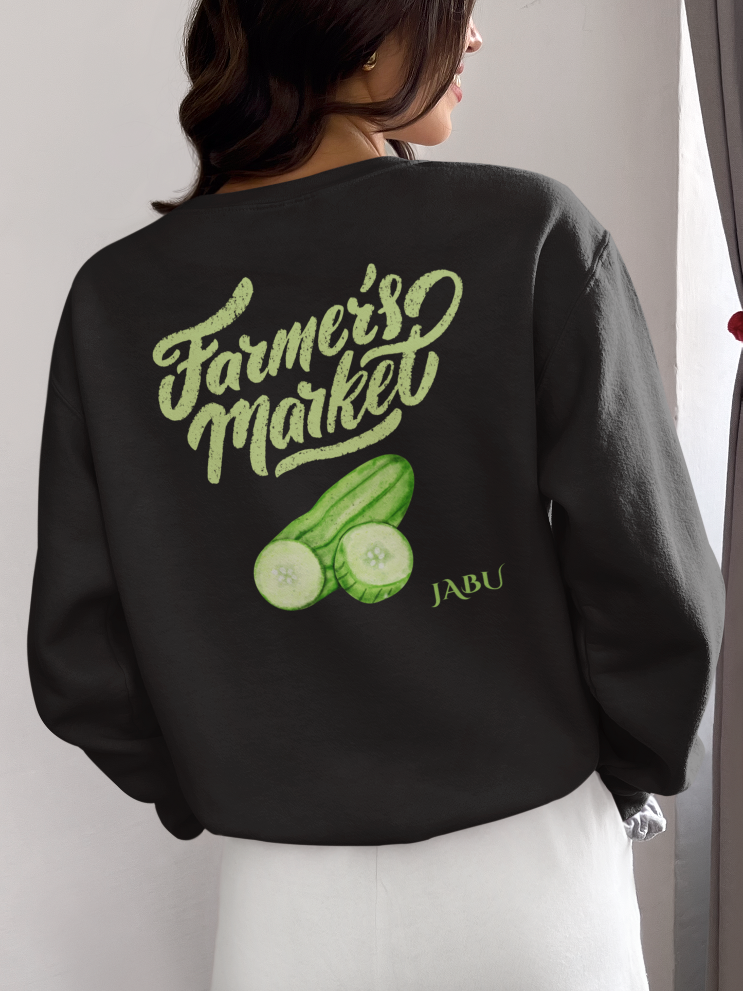 ✅ AU/NZ Pickle Lover's Crewneck Sweatshirt - Farmer's Market Theme
