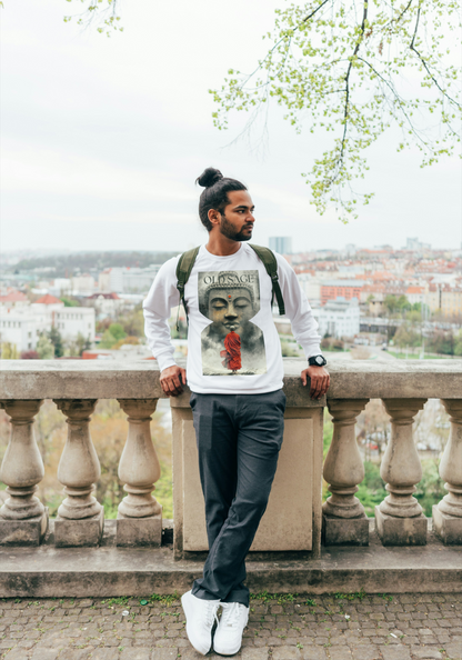 ✅ AU/NZ Spiritual Buddha Crewneck Sweatshirt - Unisex Heavy Blend™ SAGE