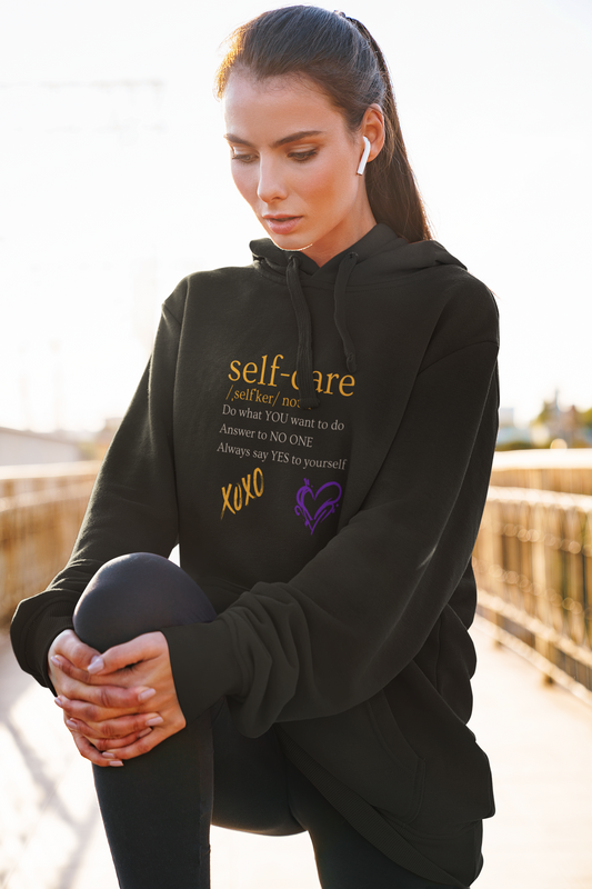 ✅ AU/NZ Self-Care Hoodie, Unisex Sweatshirt, Self-Love Apparel, Mindfulness Gift, Cozy Relaxation Wear