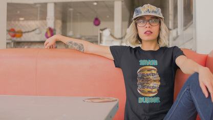 ✅ AU/NZ/Comfort Colours 1717, Smash Burger Unisex Garment-Dyed T-Shirt - Fun Foodie Graphic Tee- SMASHBURGER!