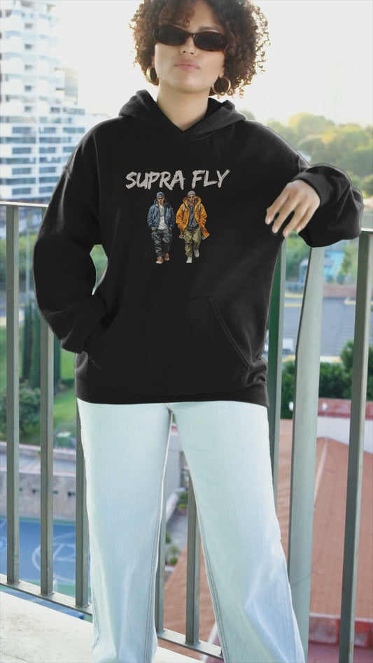 ✅ AU/NZ-SUPRA FLY Street Style Unisex Hooded Sweatshirt - Supra Fly & Jabu Graphics, Casual Wear, Cool Gift, Streetwear, Sizes S-XXL