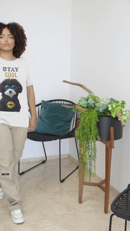 ✅ AU/NZ Playful Dog Graphic Tee, Cute Pet Lover Shirt, Fun Animal Apparel, Gift for Dog Owners, STAY COOL